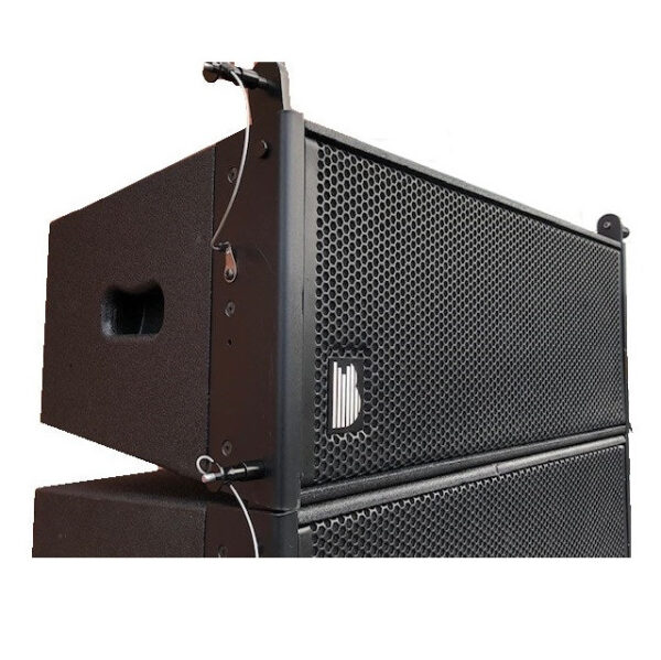 BishopSound Line Array BLC8 - Set of 4 Twin 8" Passive Line Array in purpose made flight case